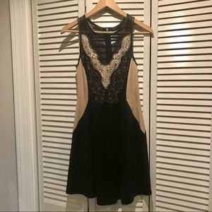 Buffalo David Bitton black and nude dress